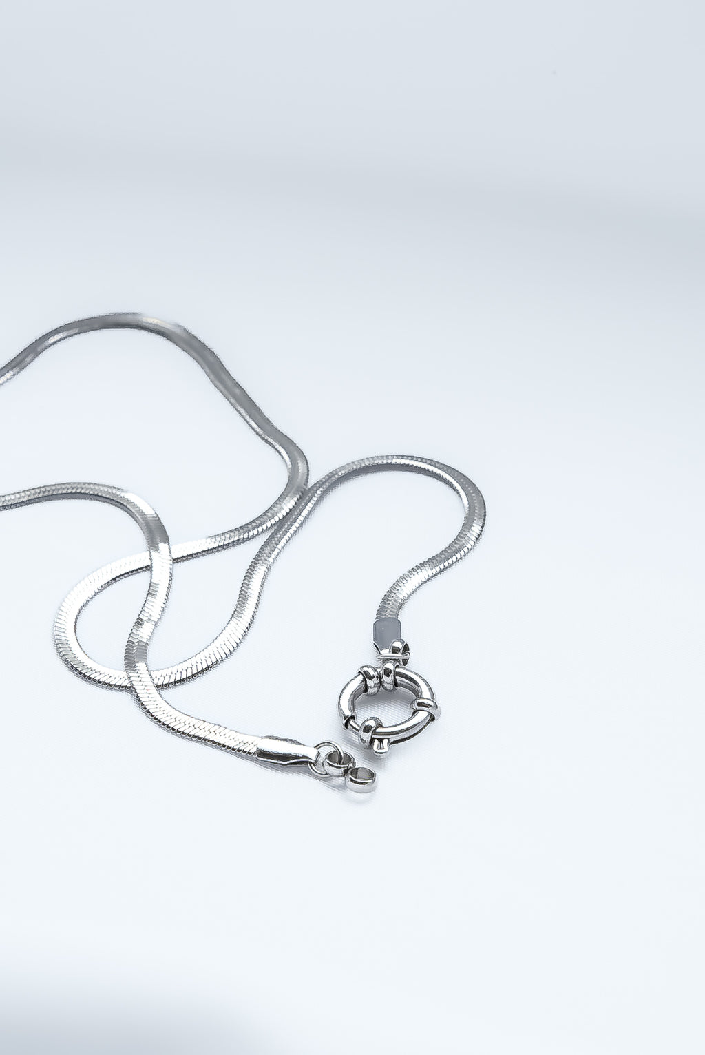 Silver Snake Chain Necklace