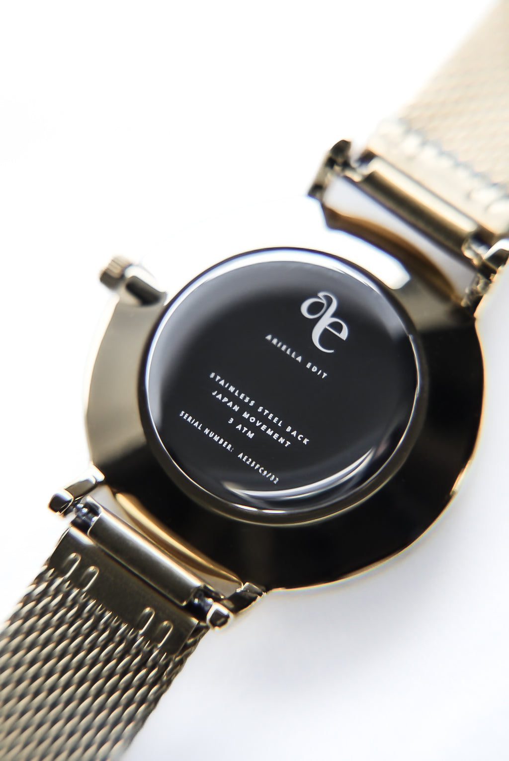 Flávia 91 Gold Mesh Watch