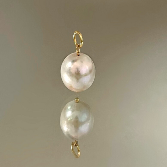 Large Baroque Pearl Charm