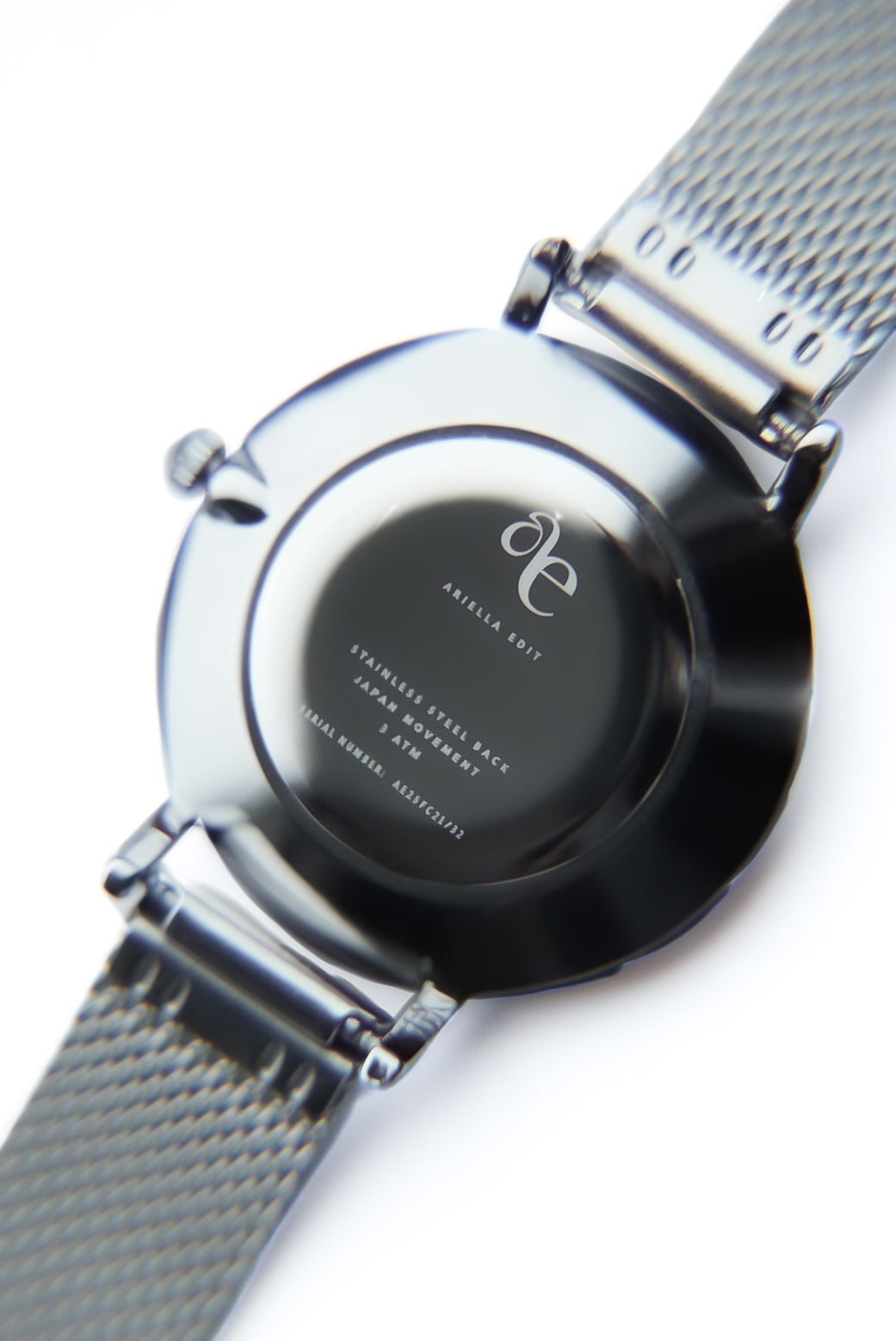 Flávia Silver Mesh Watch