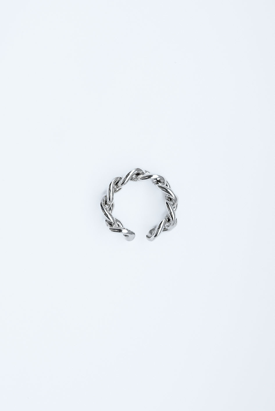 Sculpted Bold Chain Ring