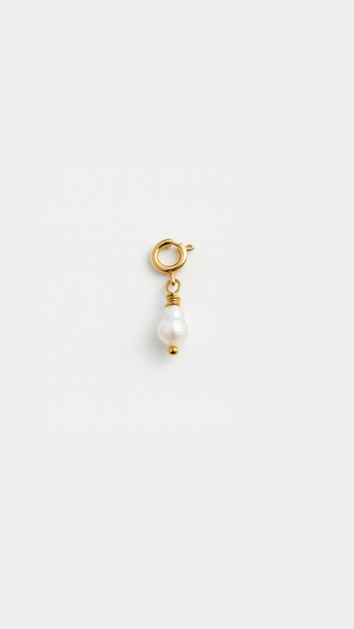 Mini Baroque Pearl Charm