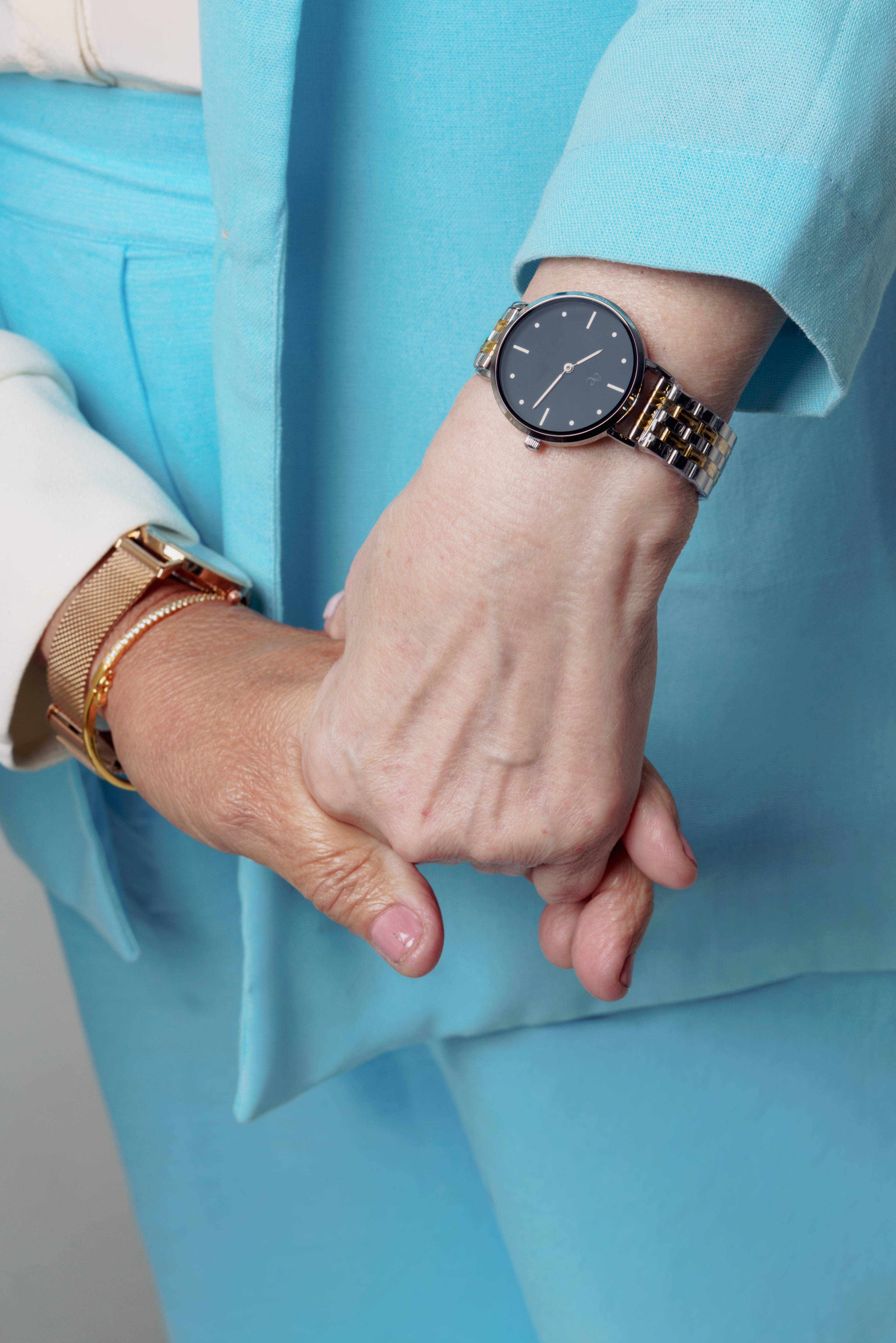 Flávia Two-Tone Midnight Watch