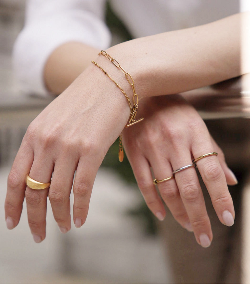 Sculpted Dome Ring Ariella Edit