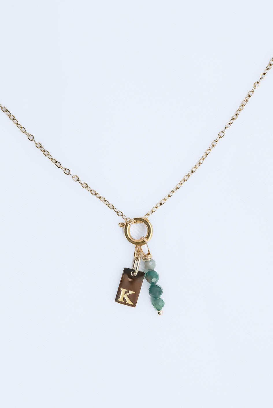 Green Jade Drop Pendant