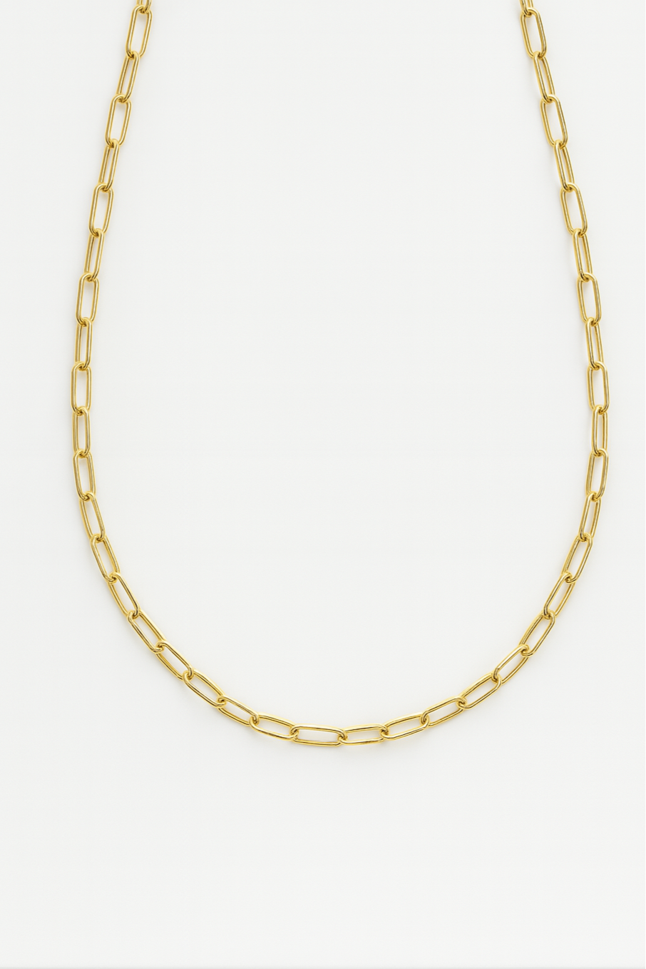 Fine Paperclip Chain Necklace