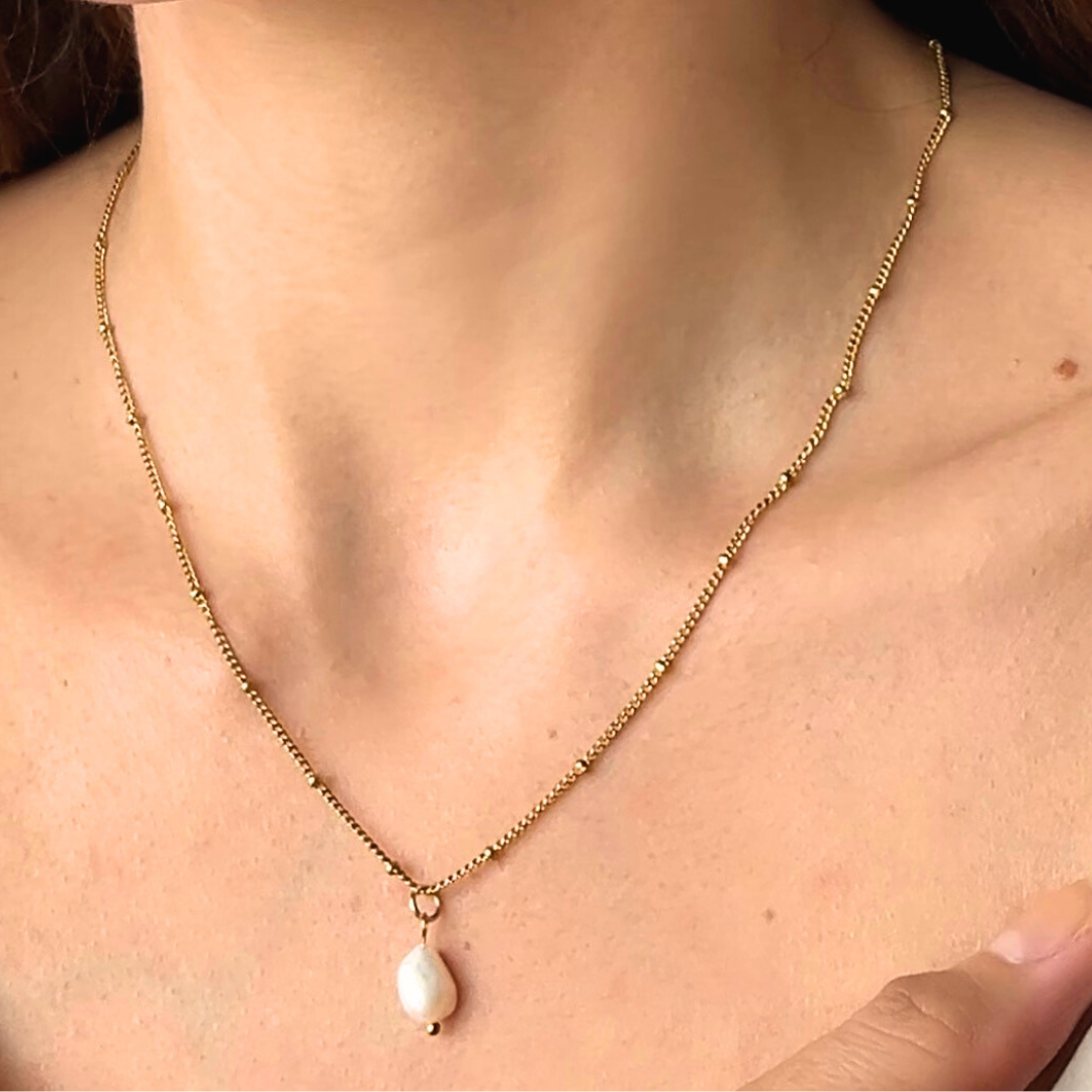 Pearl Satellite Necklace