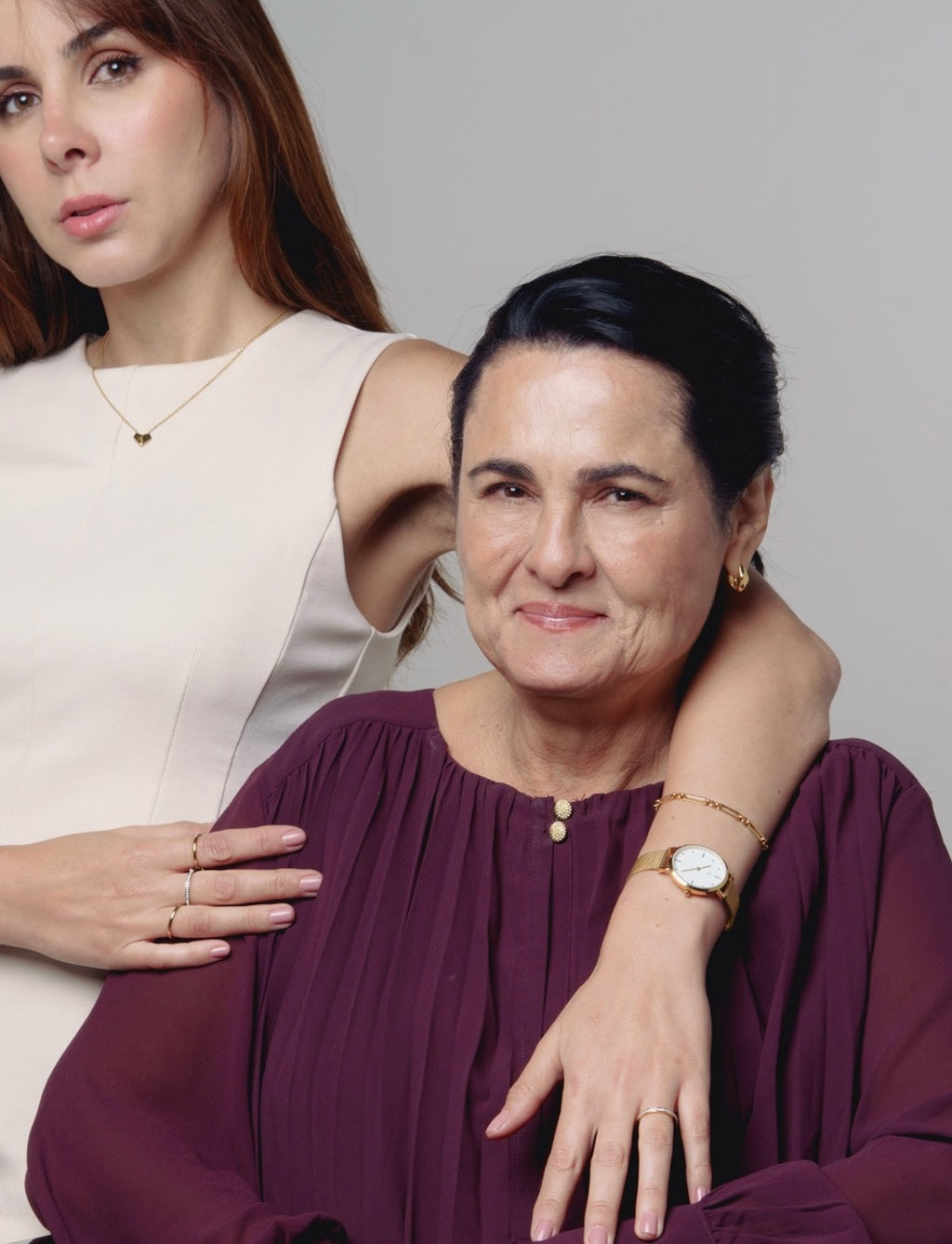 Flávia 91 Gold Mesh Watch