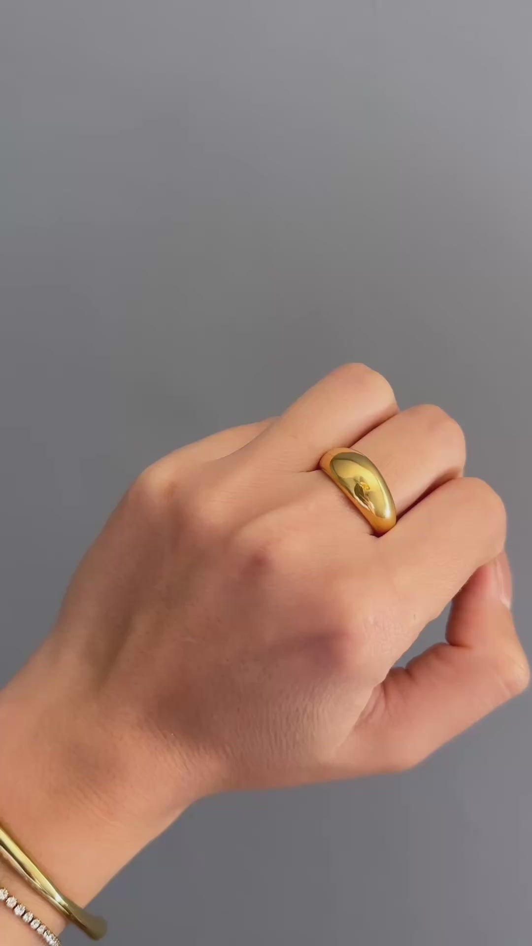 Sculpted Dome Ring